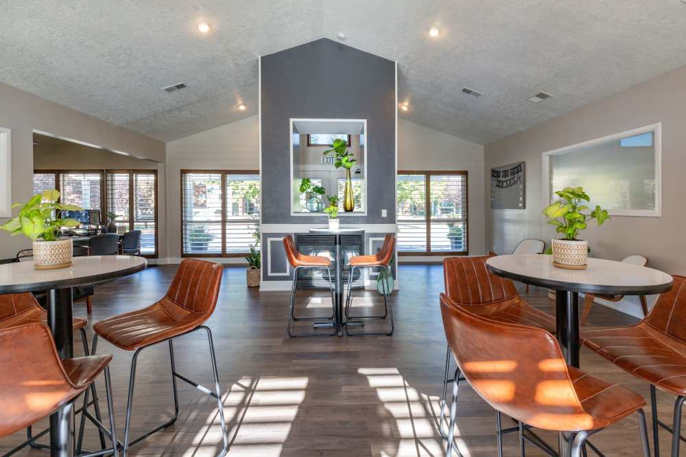 Upscale resident clubhouse at Royal Ridge Apartments in Midvale, Utah