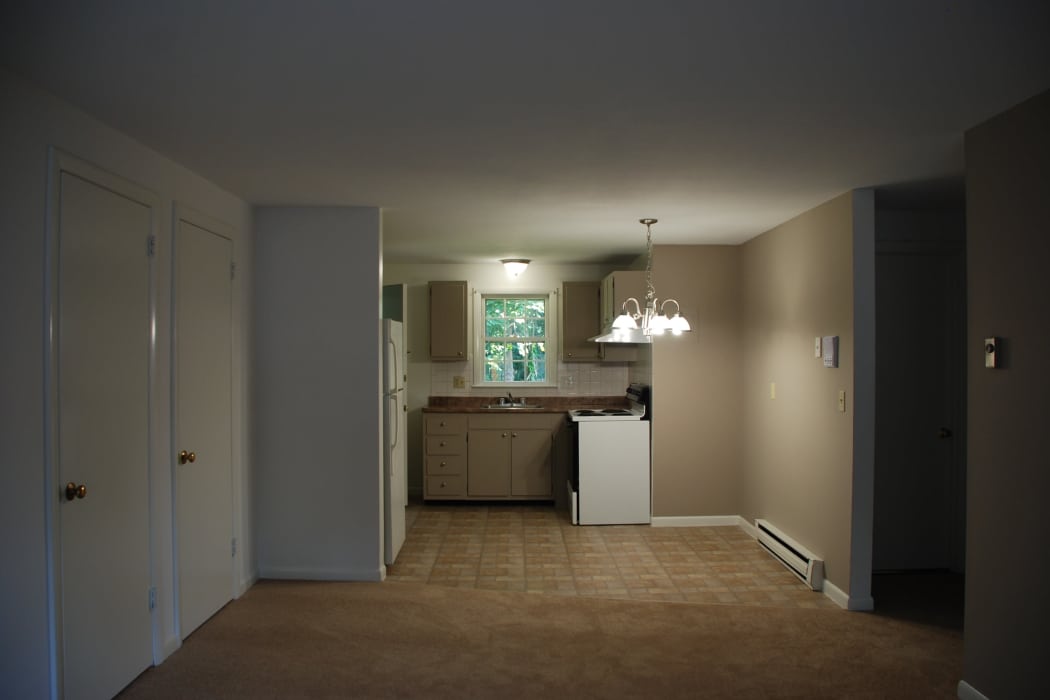 Kitchen room at Coachlight Village in Agawam