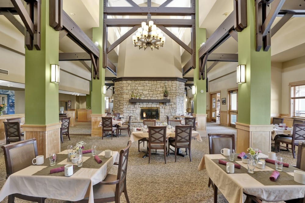 Dining room at Crystal Terrace of Klamath Falls in Klamath Falls, Oregon