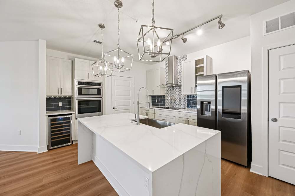 modern kitchen at Coconut Pointe in Estero, Florida