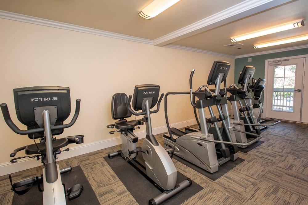 Onsite fitness center at Regency Plaza Apartment Homes in Martinez, California