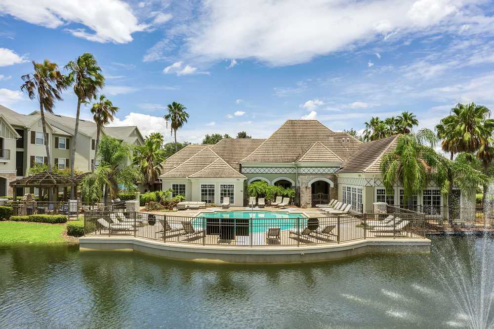 Exterior of apartment homes at Dawson in Orlando, Florida