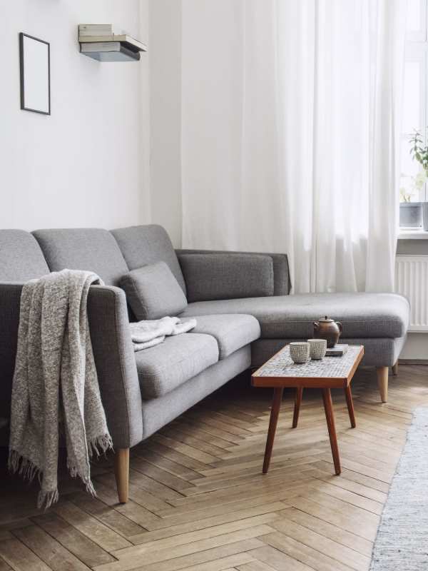 Cozy apartment living room at Cayce Cove Student Apartments in Cayce, South Carolina
