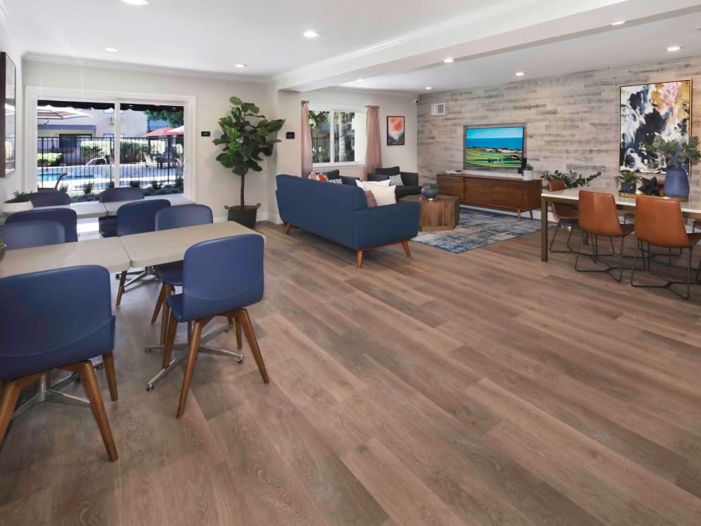 Family's happy feet in their new home at Haven Warner Center in Canoga Park, California