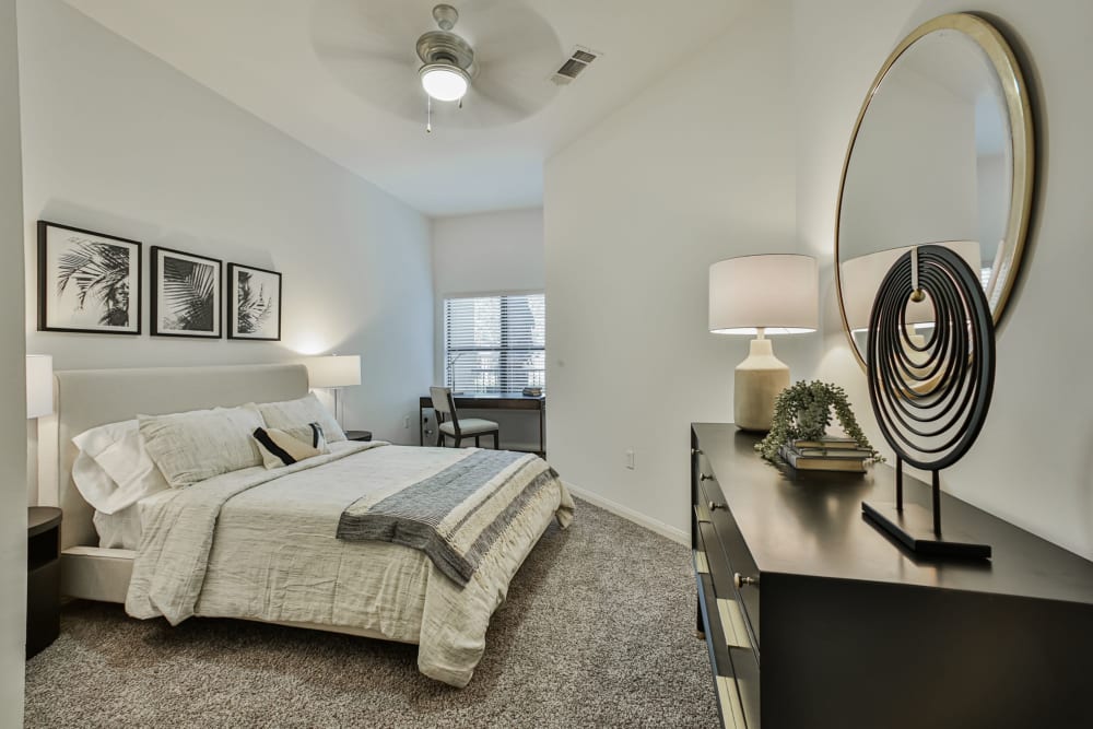 Well-lit and spacious living room at Broadstone Toscano in Houston, Texas