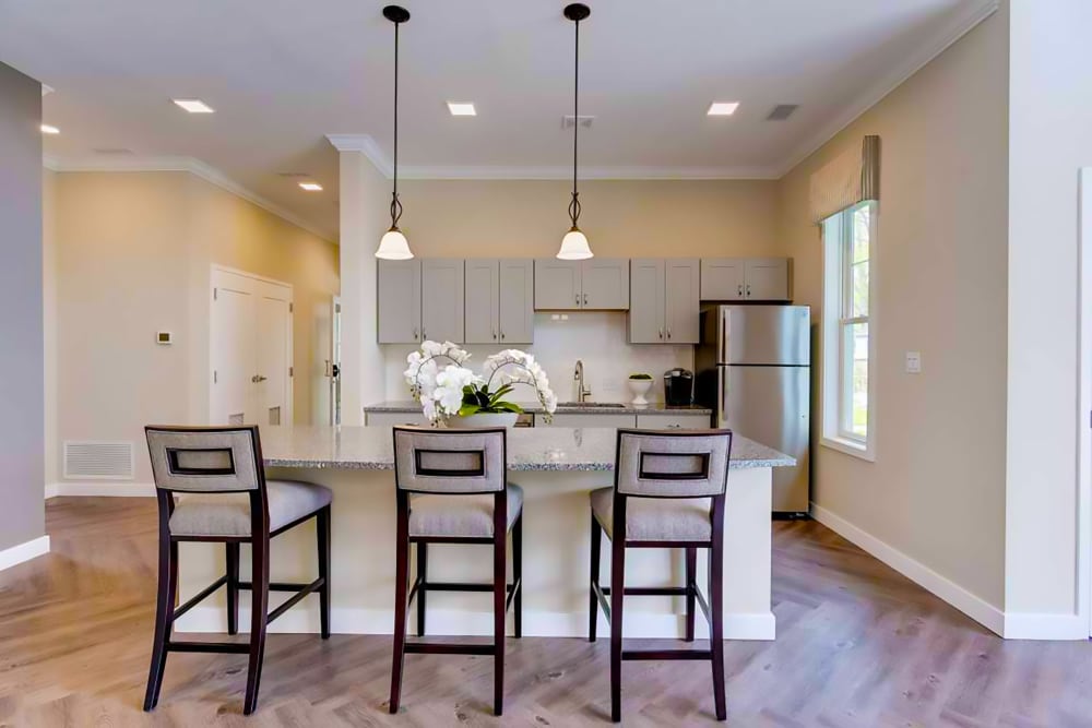 Clubhouse interior at Satyr Hill Apartments in Parkville, Maryland