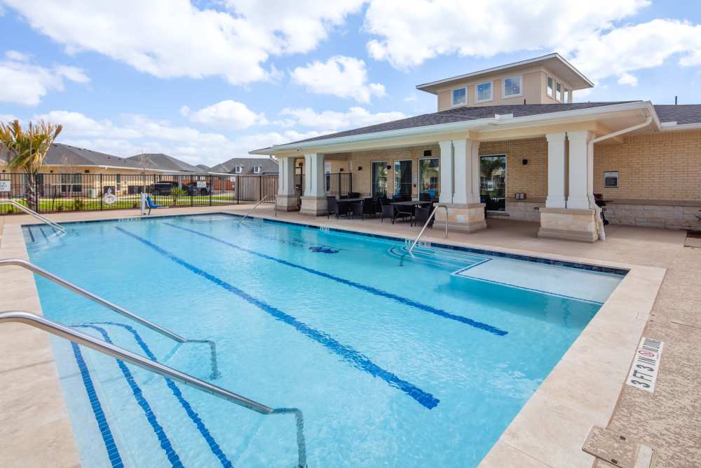 Community pool at Springwood at Aliana in Richmond, Texas