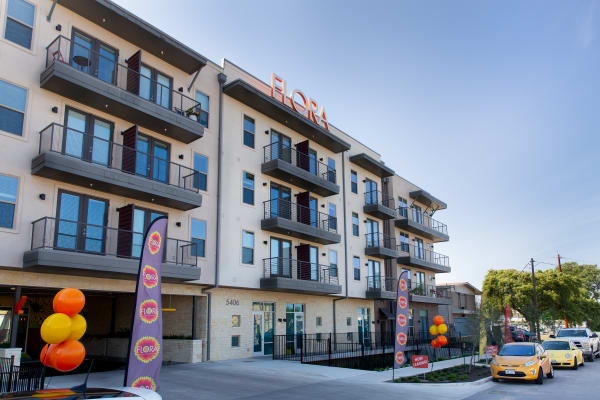 Exterior of Flora in Austin, Texas.