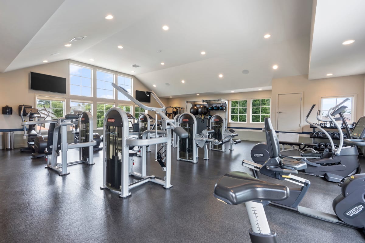 Fitness area at Reserve at Chino Hills in Chino Hills, California