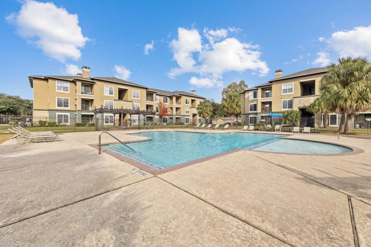 Swimming pool at Columbia Greens in Houston, Texas