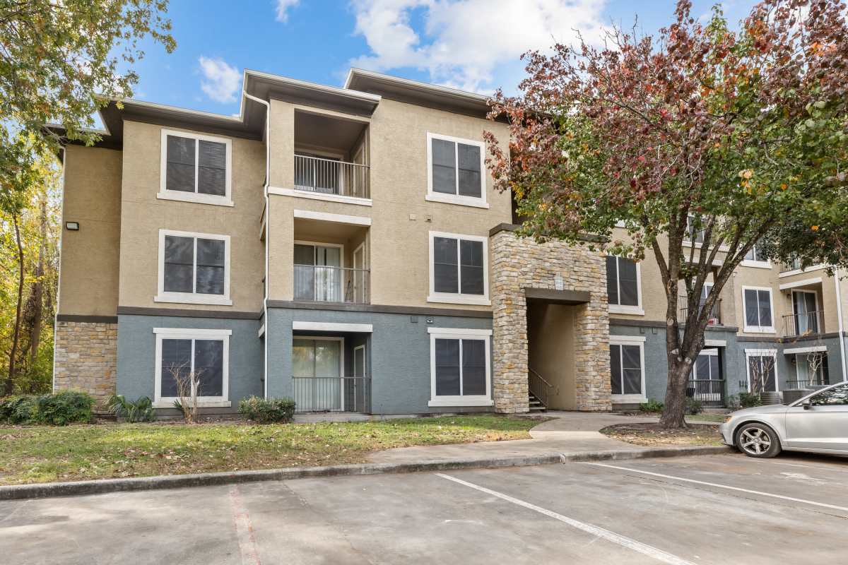 Apartment with parking view at Columbia Greens in Houston, Texas