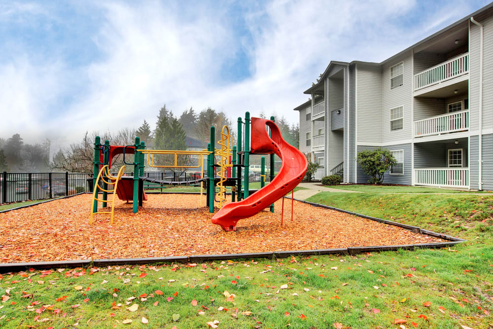Have fun with your kids on the playground at Pebble Cove Apartments in Renton, Washington