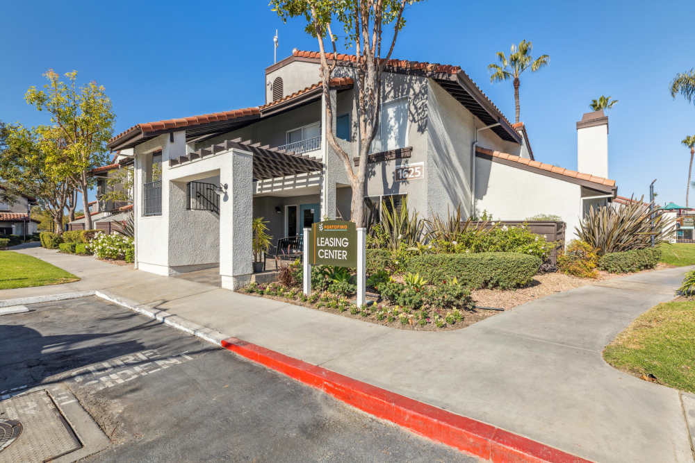 Leasing Center at Portofino Townhomes in Wilmington, California