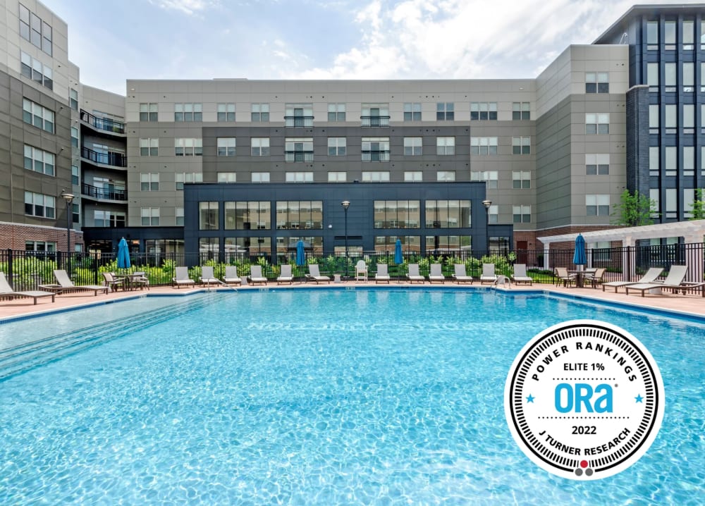 Swimming pool at The Residences at Annapolis Junction in Annapolis Junction, Maryland
