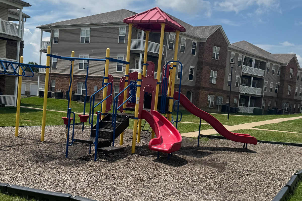 Community playground at Gleneagles Apartments in Lexington, Kentucky