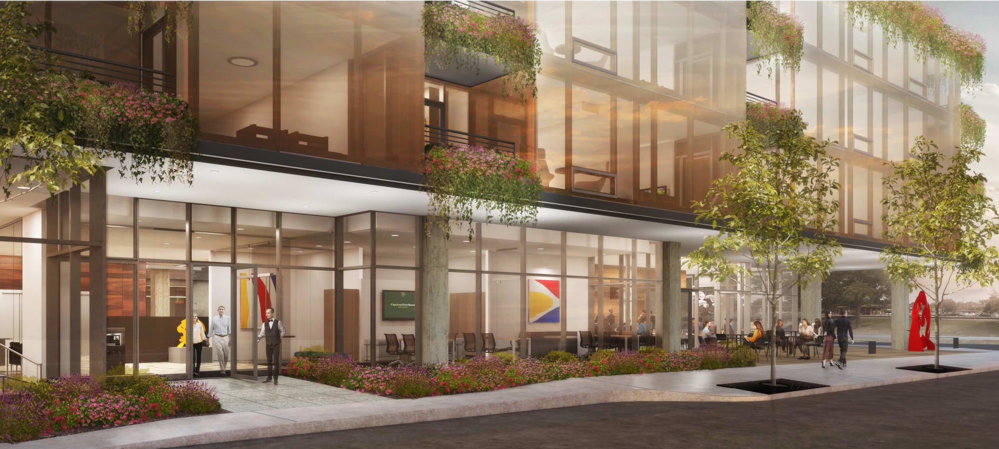 Exterior at Optima Verdana® in Wilmette, Illinois