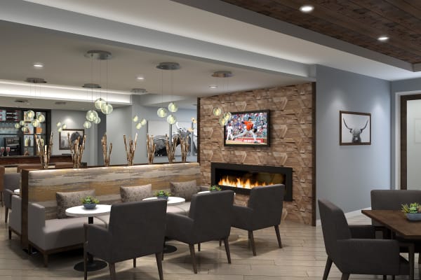 Dining room at Anthology of Tanglewood in Houston, Texas