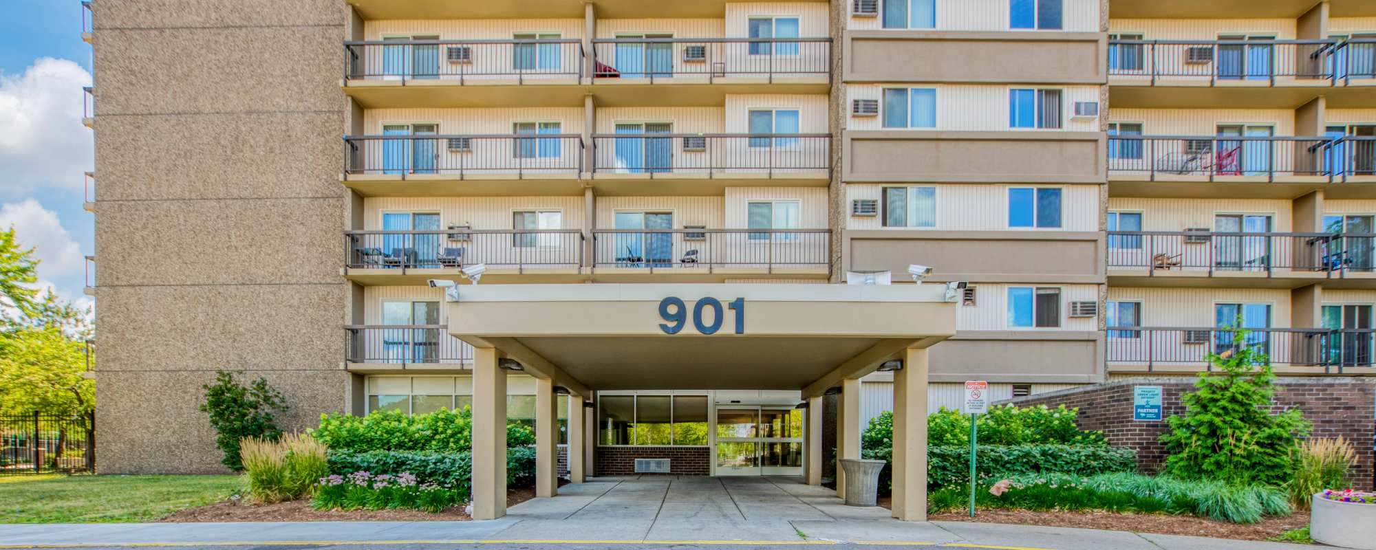 Apartments at Village Center in Detroit, Michigan