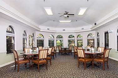 Dining Area at Grand Villa of Englewood in Englewood, Florida