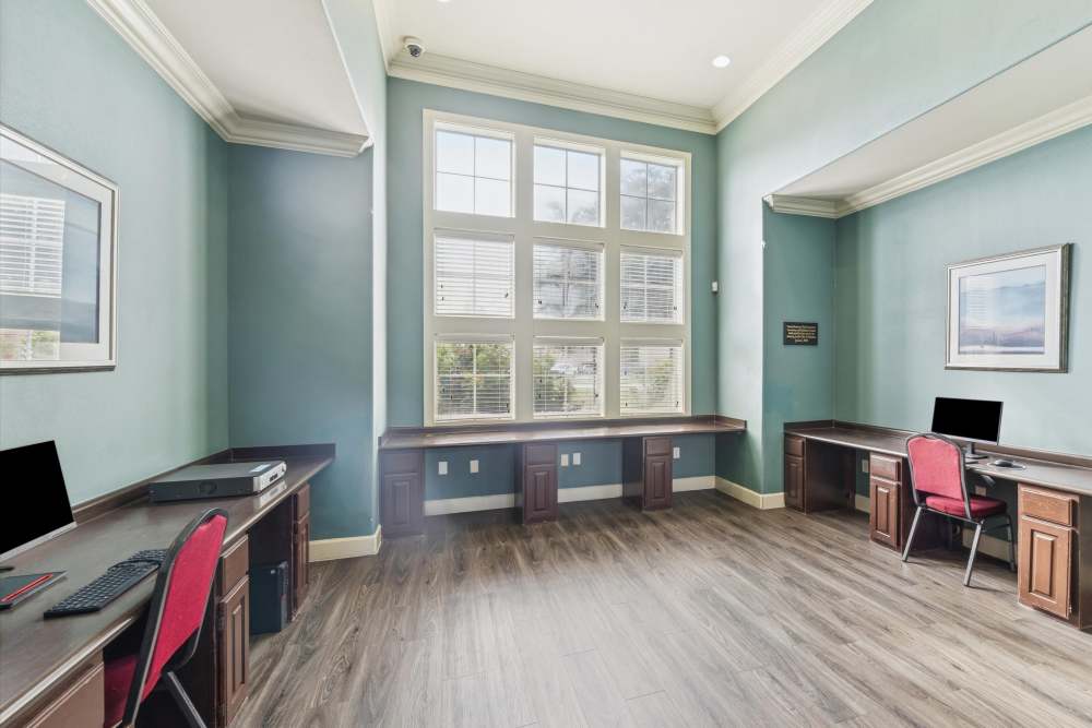 Community business center at Costa Vizcaya in Houston, Texas