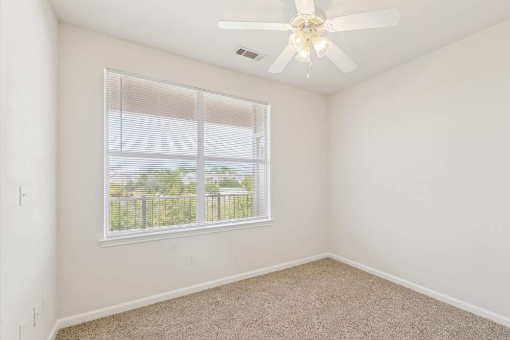 A view of the bedroom at Costa Vizcaya in Houston, Texas