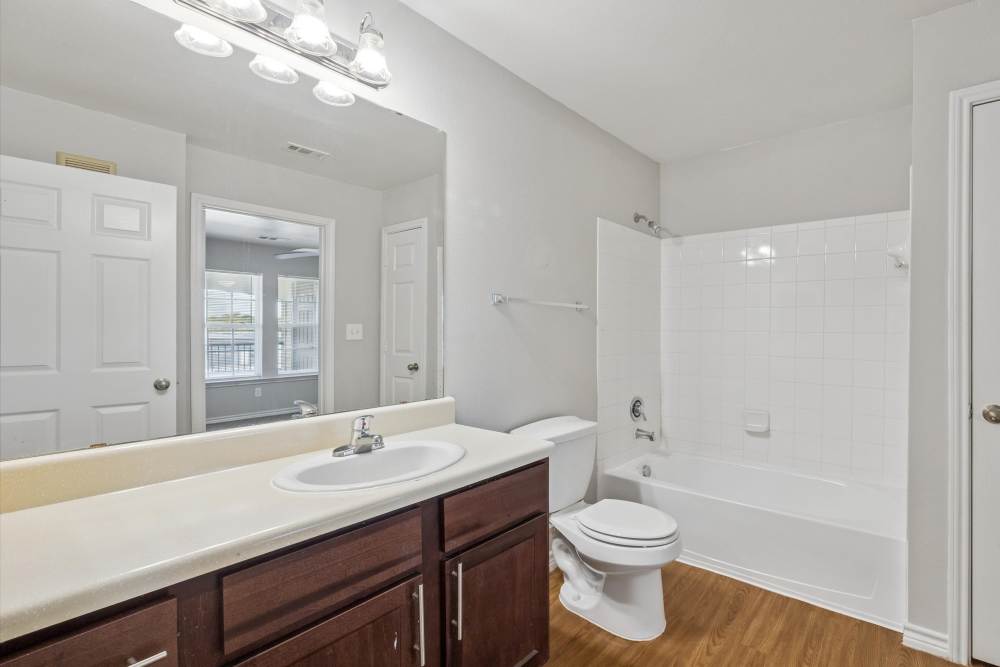 Bathroom with vanity unit at Horizon Meadows in La Marque,Texas