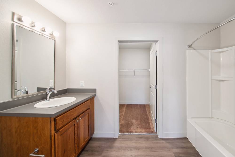 Bathroom with vanity unit at Villas At Mesa Ridge in Fountain,Colorado