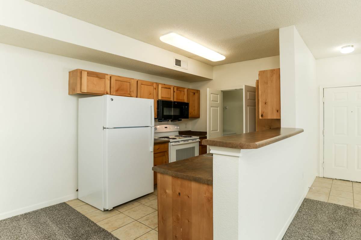 Spacious kitchen at Broadstone Villas in Bel Aire, Kansas