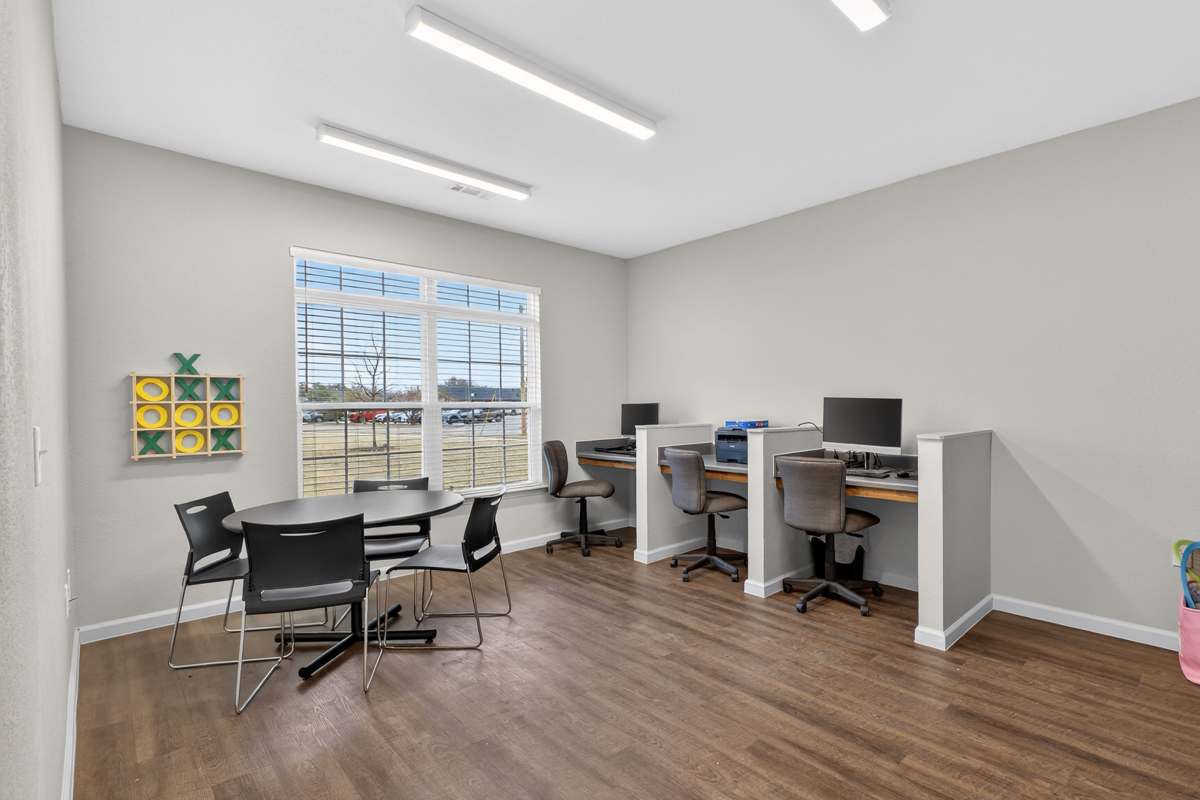 Computers at Lakewood Crossing in Granbury, Texas.