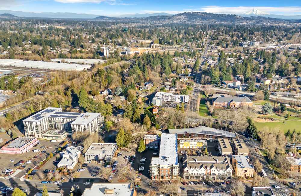 Neighborhood at North Main Village in Milwaukie, Oregon
