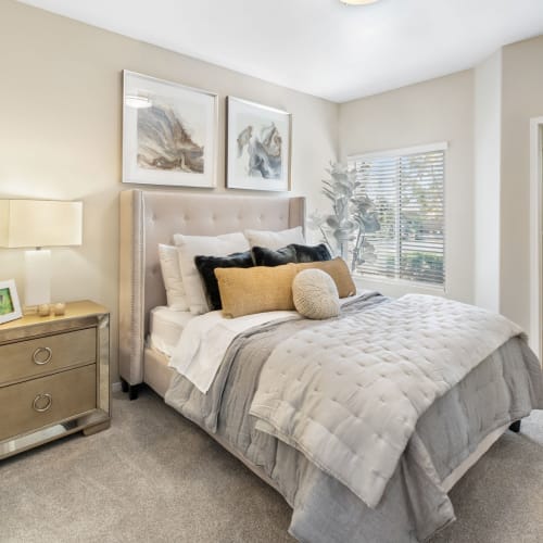 Bedroom at Montebello at Summit Ridge in Reno, Nevada