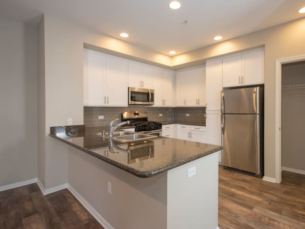 Open-concept floor plan of a model home at Paragon at Old Town in Monrovia, California