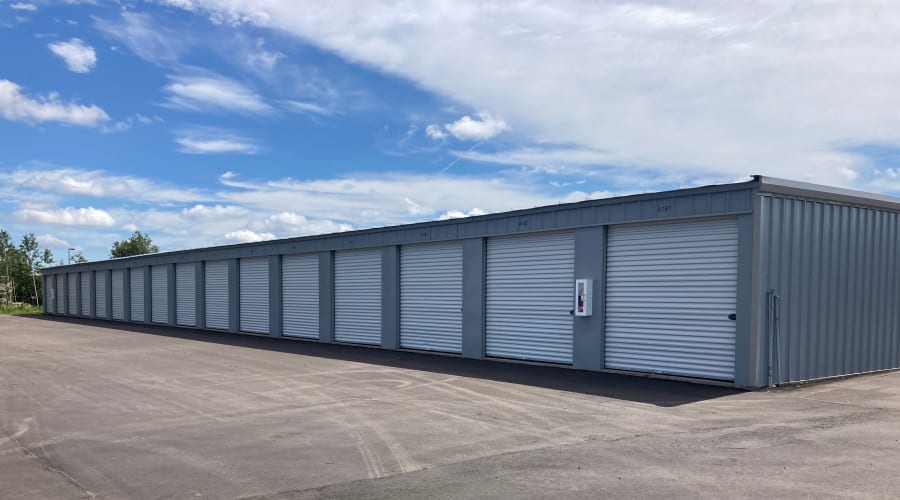 Exterior of outdoor units at KO Storage in Brainerd, Minnesota