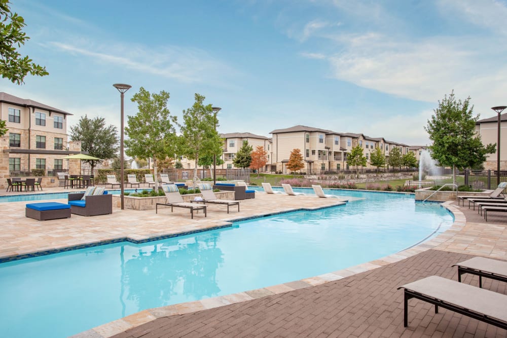 Spacious pool at Olympus Falcon Landing in Katy, Texas