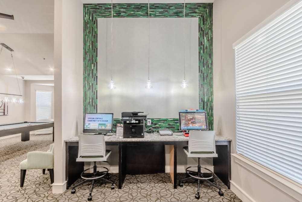 Media center at Sorrel Phillips Creek Ranch in Frisco, Texas