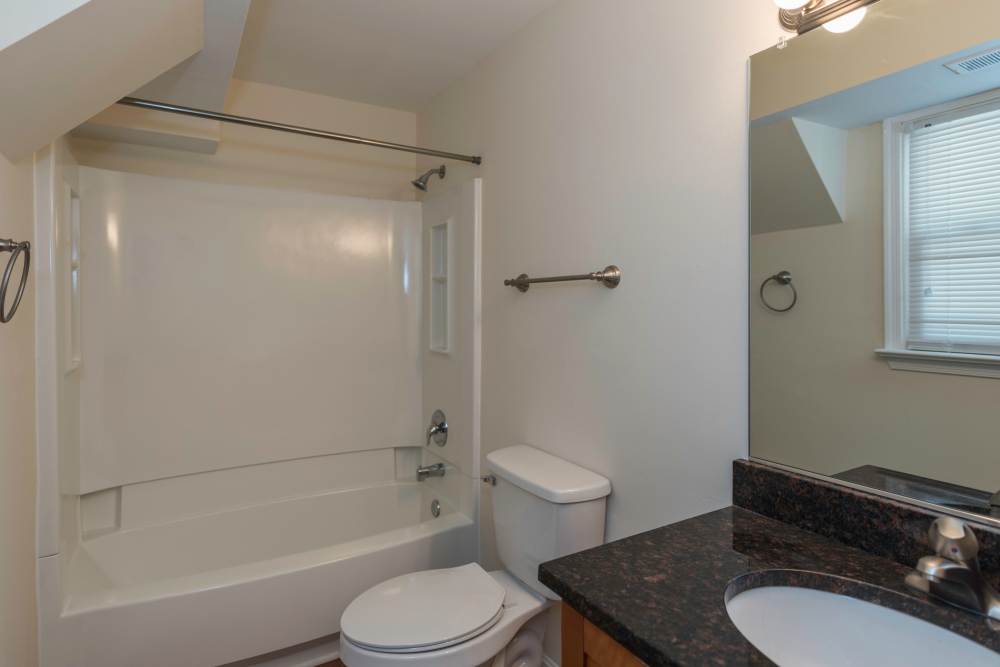 Bathroom at Fox Chase Apartments in Fredericksburg, Virginia