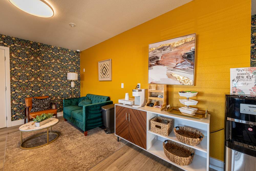 Clubhouse w/ Media & Games at Pinnacle Apartments in Fife, Washington