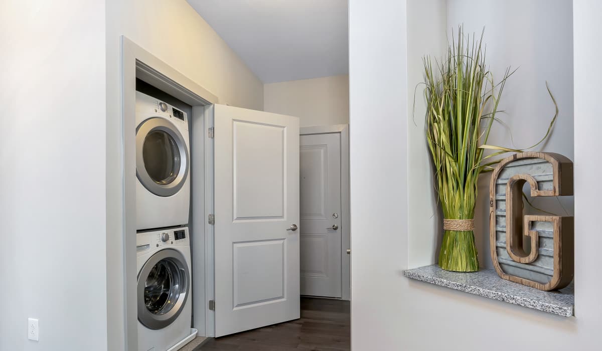 Washer and dryer at Gantry Apartments in Cincinnati, Ohio