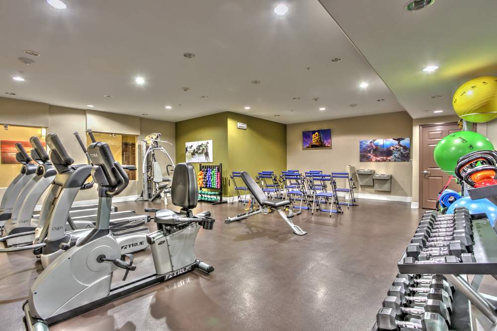 Fitness center at Ensemble in Las Vegas Nevada