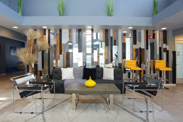 Unique lounge room room at Ascend at Red Rocks in Lakewood