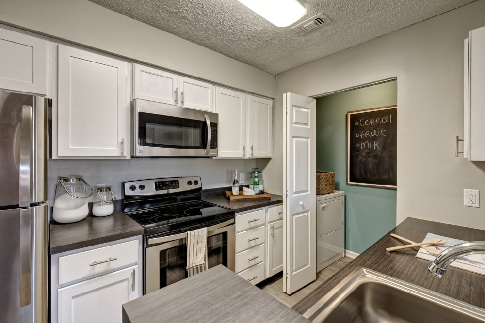 Kitchen at Stewards Crossing Apartments in Lawrenceville, New Jersey