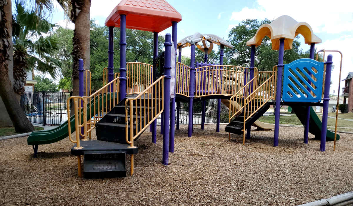Kids playground at Villa Nueva in San Antonio, Texas