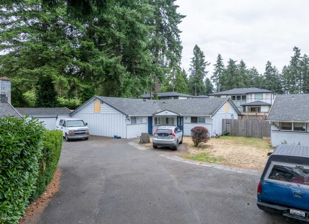Exterior shot of apartment at The Sage Collection in Tacoma, Washington