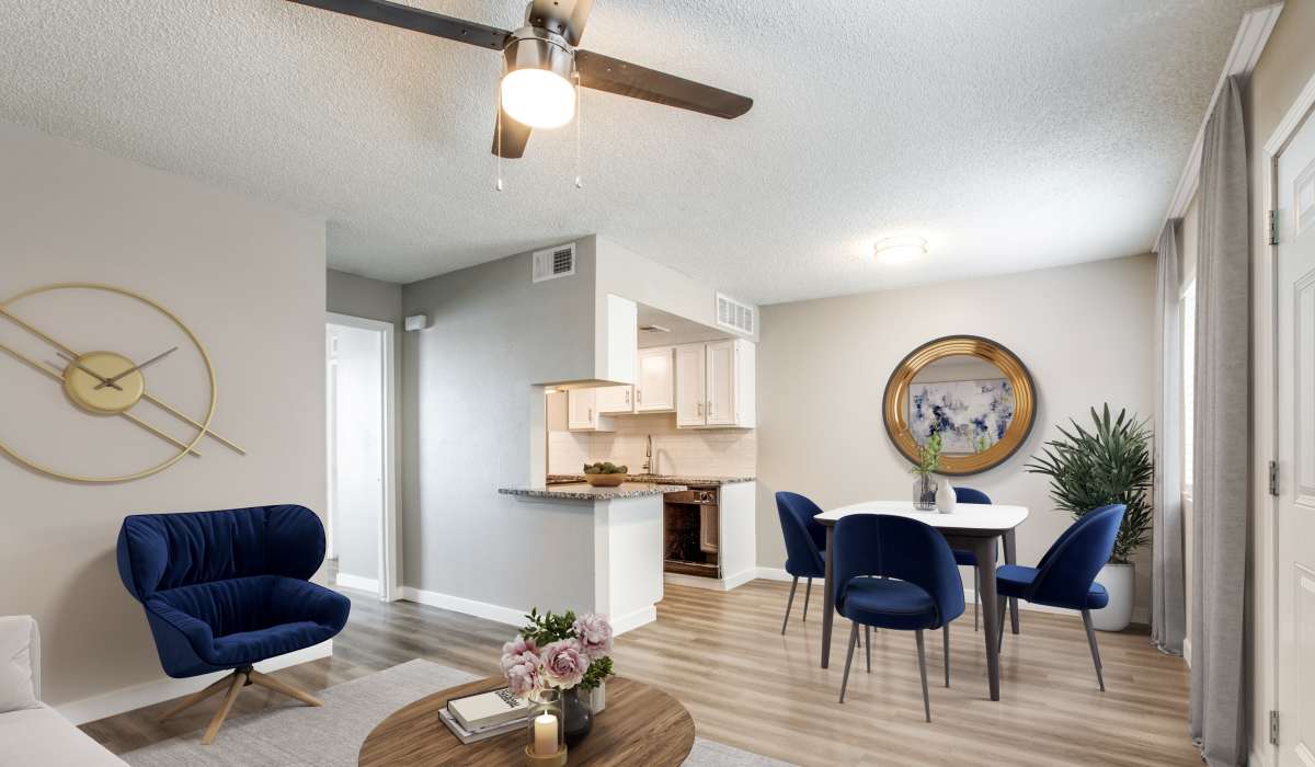 Dining table at Villa De Oro in San Antonio, Texas