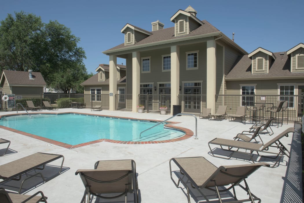 Beautiful pool at Newport Wichita in Wichita, Kansas