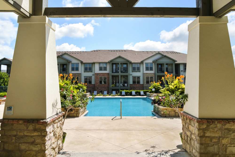 Gorgeous pool at Boulders at Overland Park Apartments in Overland Park, KS