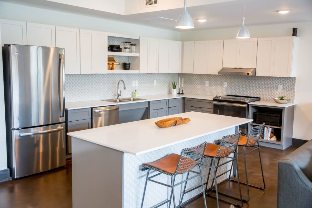 Community kitchen at Belcourt Park in Nashville, Tennessee