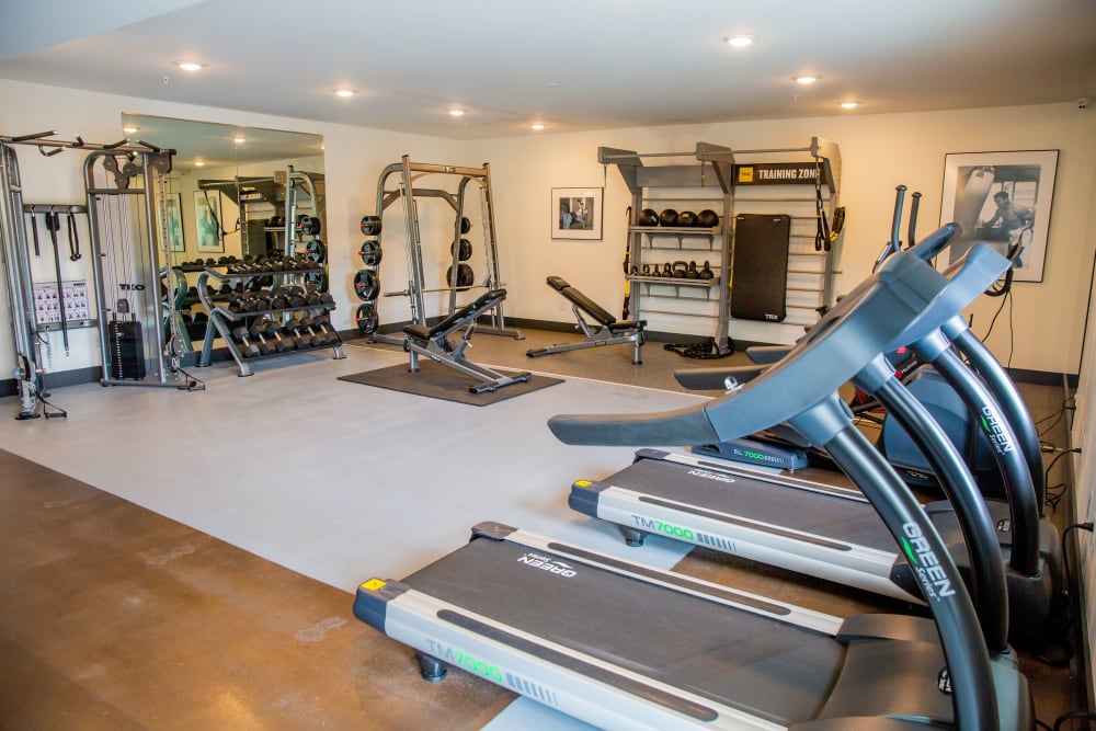 Fitness center at Belcourt Park in Nashville, Tennessee