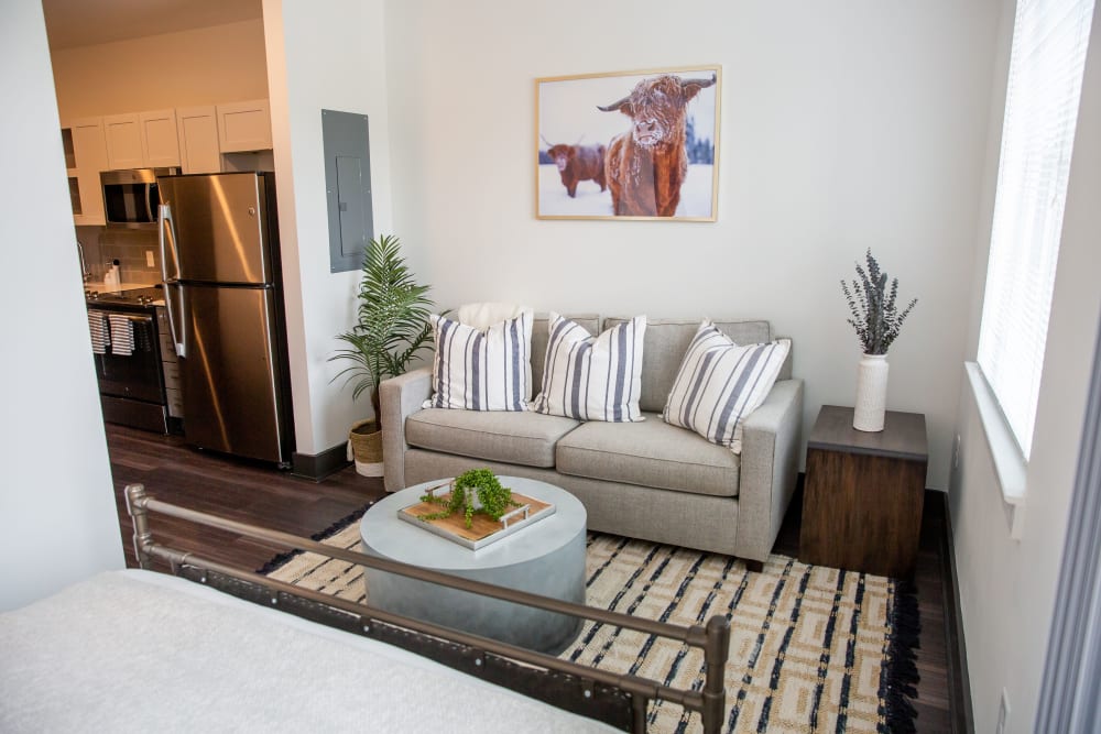 Model living room at Belcourt Park in Nashville, Tennessee