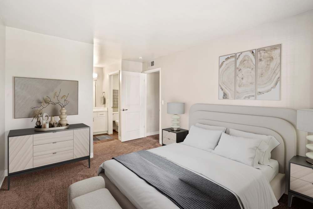 Bedroom at Royal Ridge Apartments in Midvale, Utah